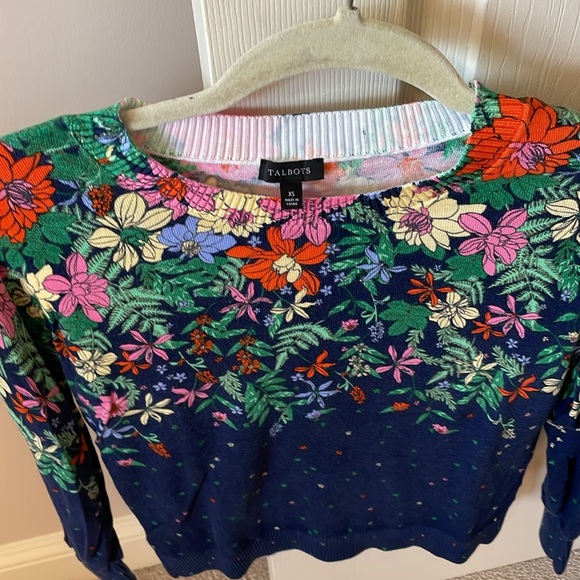 EUC Talbots colorful sweater from spring 23 collection - Picture 2 of 2